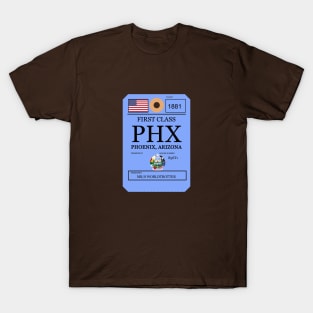 Phoenix airport strap tag T-Shirt